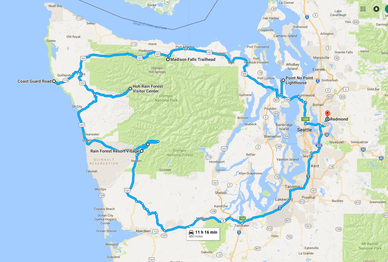 May 14 Olympic Peninsula Trip